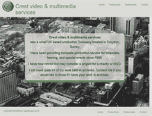 Tablet Screenshot of crestvideo.co.uk